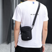 Black Mini Streetwear Oxford Cloth Crossbody Bag - Ultra - Light (200g) Fashion Sling Pack, Fits 8 - inch Tablet - danozdirect
