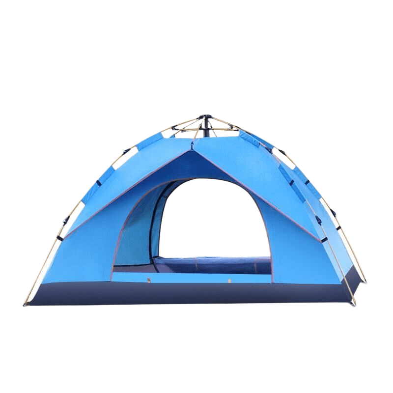 Blue four - sided, 2 - in - 1 tent. Large size: 240 * 240 * 155 cm. - danozdirect