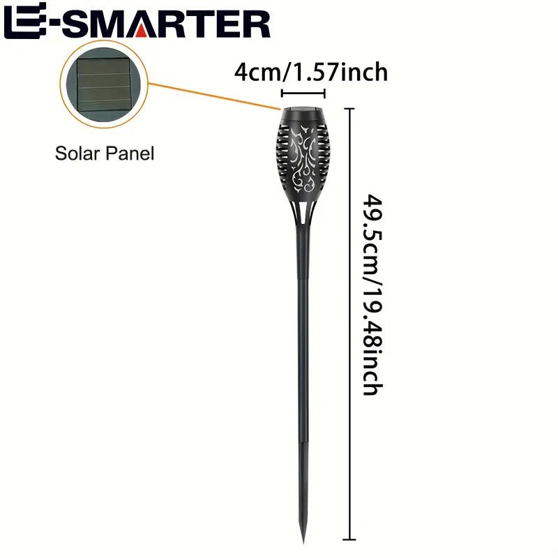 Bring a magical glow to your garden with Danoz Lights! These 12LED solar flame torch lights flicker like real flames, creating a cozy, enchanting atmosphere - Buy 1 Get 1 Free! - danozdirect