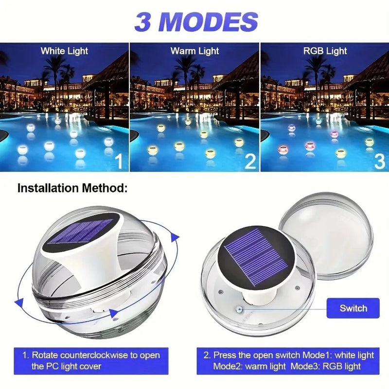 Bring the party to your backyard with this enchanting solar - powered floating light ball. Drop it in your pool, pond, or garden - Buy 1 Get 1 Free! - danozdirect