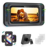Bring your tunes and calls right into the shower with Danoz Smart Shower Phone Holder! This splash - proof, anti - fog case fits phones from 4 to 7 inches and spins a full 480 degrees - danozdirect
