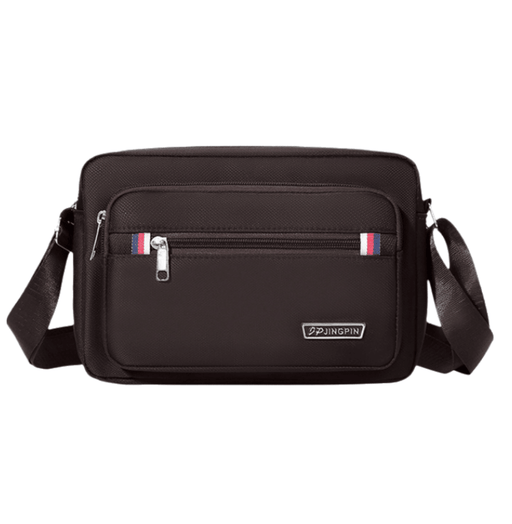 Brown Dual - Style Men's Oxford Cloth Crossbody Bag Bundle - Oxford Cloth Business Shoulder Bag, Multi - Functional Large Capacity, Fits 8 - inch Tablet - danozdirect