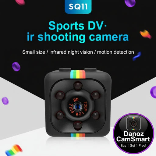 Capture any action with Danoz Mini Camera! Tiny powerhouse shoots crisp 1080p HD video, perfect for sports, outdoor fun, or action - packed moments - Buy 1 Get 1 Free! - danozdirect