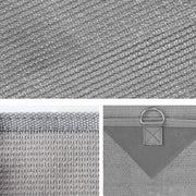 Caravan Privacy Screen Roll Out Awning 4.3X1.95M End Wall Side Sun Shade Grey - danozdirect