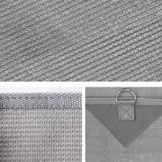 Caravan Privacy Screen Roll Out Awning 4.6x1.95M End Wall Side Sun Shade Grey - danozdirect