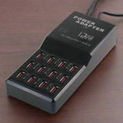 Charge multiple devices at once with Danoz Direct - 12 - Port 60W USB Charge Station. - danozdirect