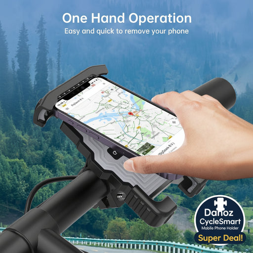 CHOETECH H067 - GN Adjustable Mobile Stand for Bicycle (Green) - danozdirect