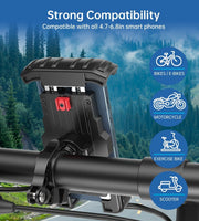 CHOETECH H067 - GY Adjustable Mobile Stand for Bicycle (Gray) - danozdirect