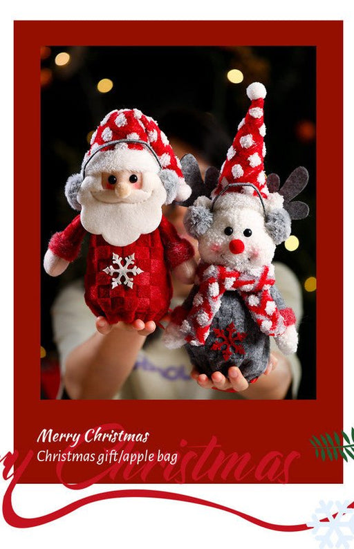 Christmas gift bag,Three - piece Apple Bag for Christmas Eve - danozdirect