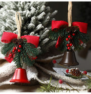 Christmas gift Christmas Bell Bow Pendant four pieces - danozdirect