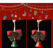 Christmas gift Christmas Bell Bow Pendant four pieces - danozdirect