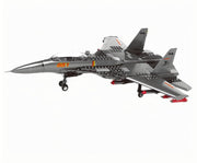 Christmas gift J - 15 Carrier - Based Fighter Jet Building Blocks Set, 272 Pieces Military Aircraft Model Kit for Kids Aged 6+ & Enthusiasts（J15 carrier aircraft） - danozdirect