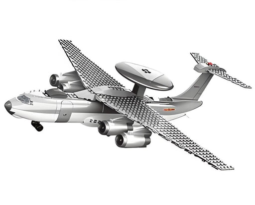 Christmas gift KJ2000 Airborne Early Warning Aircraft Building Blocks Set, 199 Pieces Military Model Kit for Kids Aged 6+ & Enthusiasts（KJ2000 early warning aircraft） - danozdirect