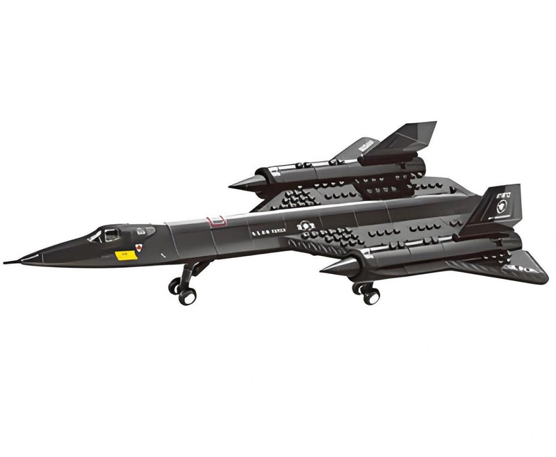 Christmas gift SR - 71 Blackbird Reconnaissance Aircraft Building Blocks Set, 183 Pieces Military Model Kit for Kids Aged 6+ & Enthusiasts（SQ71 reconnaissance plane） - danozdirect