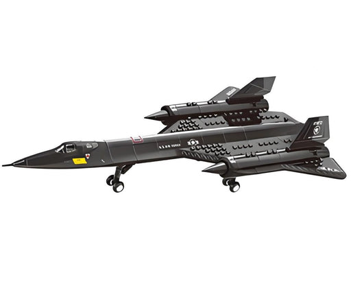 Christmas gift SR - 71 Blackbird Reconnaissance Aircraft Building Blocks Set, 183 Pieces Military Model Kit for Kids Aged 6+ & Enthusiasts（SQ71 reconnaissance plane） - danozdirect