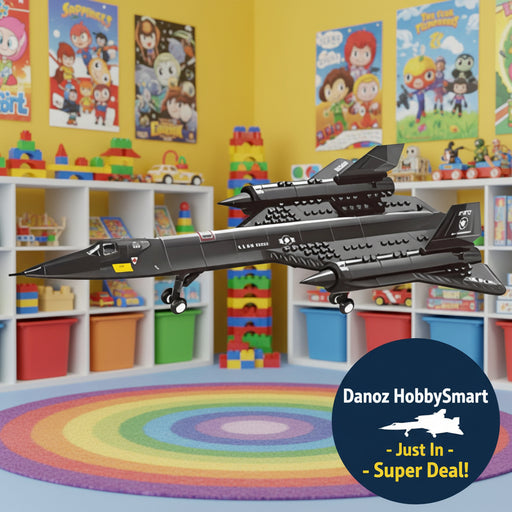 Christmas gift SR - 71 Blackbird Reconnaissance Aircraft Building Blocks Set, 183 Pieces Military Model Kit for Kids Aged 6+ & Enthusiasts（SQ71 reconnaissance plane） - danozdirect