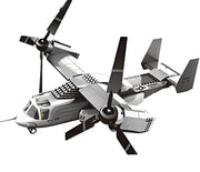 Christmas gift US Osprey Tiltrotor Aircraft Building Blocks Set, 460 Pieces Military Transport Model Kit for Kids Aged 6+ & Enthusiasts（Osprey tiltrotor aircraft） - danozdirect