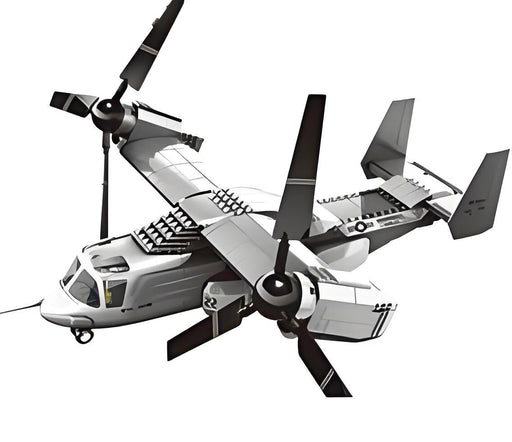Christmas gift US Osprey Tiltrotor Aircraft Building Blocks Set, 460 Pieces Military Transport Model Kit for Kids Aged 6+ & Enthusiasts（Osprey tiltrotor aircraft） - danozdirect