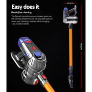 Clean your home with Danoz Direct - Devanti Handheld Vacuum Cleaner. With its powerful 150W motor and cordless design - danozdirect