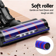 Conquer any mess with Danoz Direct - Devanti Handheld Vacuum Cleaner! Cordless, features a powerful roller brush head, to tackle any surface. - danozdirect