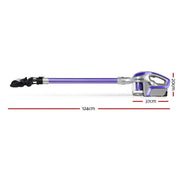 Conquer any mess with Danoz Direct - Devanti Handheld Vacuum Cleaner! Cordless, features a powerful roller brush head, to tackle any surface. - danozdirect