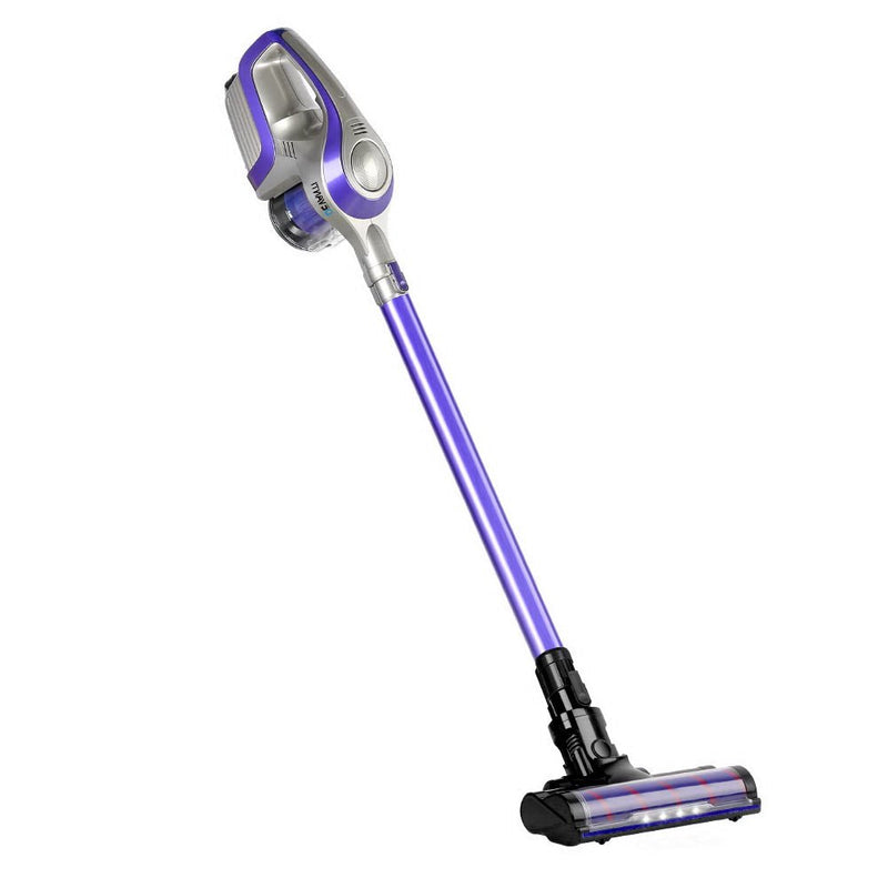 Conquer any mess with Danoz Direct - Devanti Handheld Vacuum Cleaner! Cordless, features a powerful roller brush head, to tackle any surface. - danozdirect