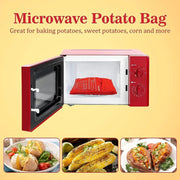 Cook perfect potatoes in just 4 minutes with Danoz PerfectSpuds - microwave potato bag! Simply add your potato, a splash of water, and let the magic happen. Buy 1 Get 1 Free! - danozdirect