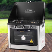 Create delicious meals on the go with Danoz Kitchen 🧑‍🍳🥘 Devanti Portable Gas Oven! Anywhere Anytime - danozdirect