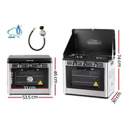 Create delicious meals on the go with Danoz Kitchen 🧑‍🍳🥘 Devanti Portable Gas Oven! Anywhere Anytime - danozdirect