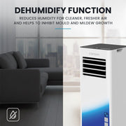 CARSON Bluetec Edition Portable Air Conditioner & Dehumidifier with Fan Mode - Quick Delivery! - danozdirect