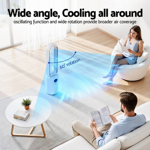 Danoz Air - Devanti 2in1 Bladeless Fan Air Purification W/ Remote 88cm - Nice price! - danozdirect