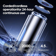 Danoz Air - Portable Air Conditioner Fan 2000mAh Quiet Desktop Tower Fan Wall Non - drilling Circulating Fan 3 Speeds Adjustable - danozdirect