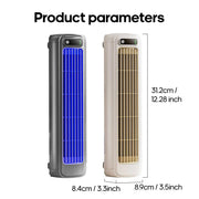 Danoz Air - Portable Air Conditioner Fan 2000mAh Quiet Desktop Tower Fan Wall Non - drilling Circulating Fan 3 Speeds Adjustable - danozdirect