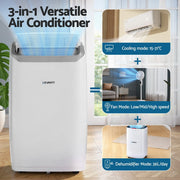 Danoz Aircon - Devanti Portable Air Conditioner Dehumidifier Fan 14000BTU - danozdirect