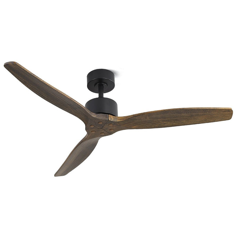Danoz Appliances - Devanti 52'' Ceiling Fan AC Motor 3 Blades w/Remote - Dark Wood - danozdirect