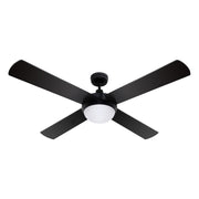 Danoz Appliances - Devanti 52'' Ceiling Fan AC Motor w/Light w/Remote - Black - danozdirect