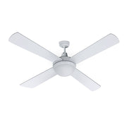 Danoz Appliances - Devanti 52'' Ceiling Fan AC Motor w/Light w/Remote - White - danozdirect