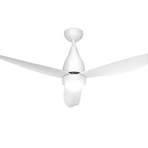Danoz Appliances - Devanti 52'' Ceiling Fan DC Motor LED Light Remote Control - White - danozdirect