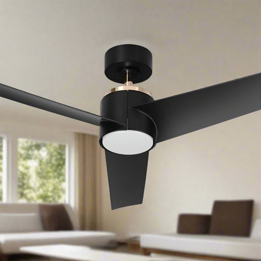 Danoz Appliances - Devanti 52'' Ceiling Fan DC Motor w/Light w/Remote - Black - danozdirect