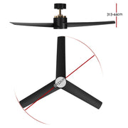 Danoz Appliances - Devanti 52'' Ceiling Fan DC Motor w/Light w/Remote - Black - danozdirect