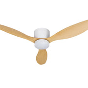 Danoz Appliances - Devanti 52'' Ceiling Fan DC Motor w/Light w/Remote - Light Wood - danozdirect