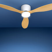 Danoz Appliances - Devanti 52'' Ceiling Fan DC Motor w/Light w/Remote - Light Wood - danozdirect