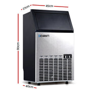 Danoz Appliances - Devanti 60kg Commercial Ice Maker Machine - danozdirect