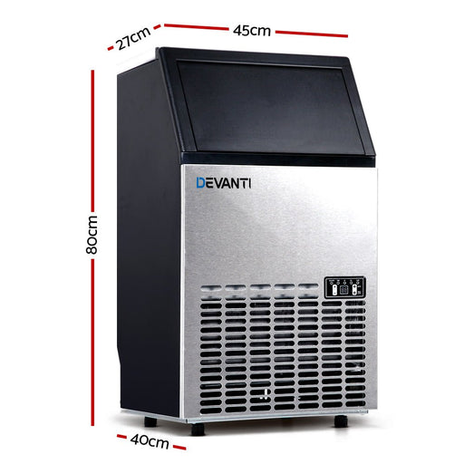 Danoz Appliances - Devanti 60kg Commercial Ice Maker Machine - danozdirect