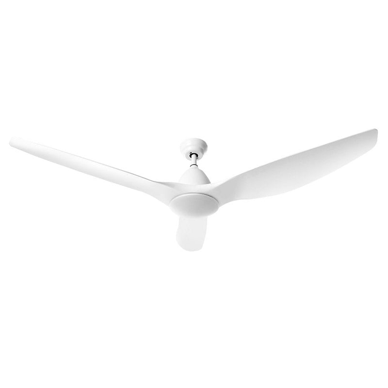 Danoz Appliances - Devanti 64'' Ceiling Fan DC Motor w/Light w/Remote - White - danozdirect