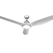 Danoz Appliances - Devanti 64 Inch Ceiling Fan DC Motor w/Light w/Remote - Silver - danozdirect