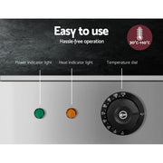 Danoz Appliances - Devanti Commercial Food Warmer Bain Marie 3 Electric Buffet Pans - danozdirect