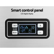 Danoz Appliances - Devanti Commercial Ice Maker Machine 45kg Ice Cube Tray Bar Stainless Steel - danozdirect