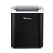 Danoz Appliances Devanti Ice Maker Machine Portable 12kg Countertop w/Self Cleaning 1.2L Black - danozdirect