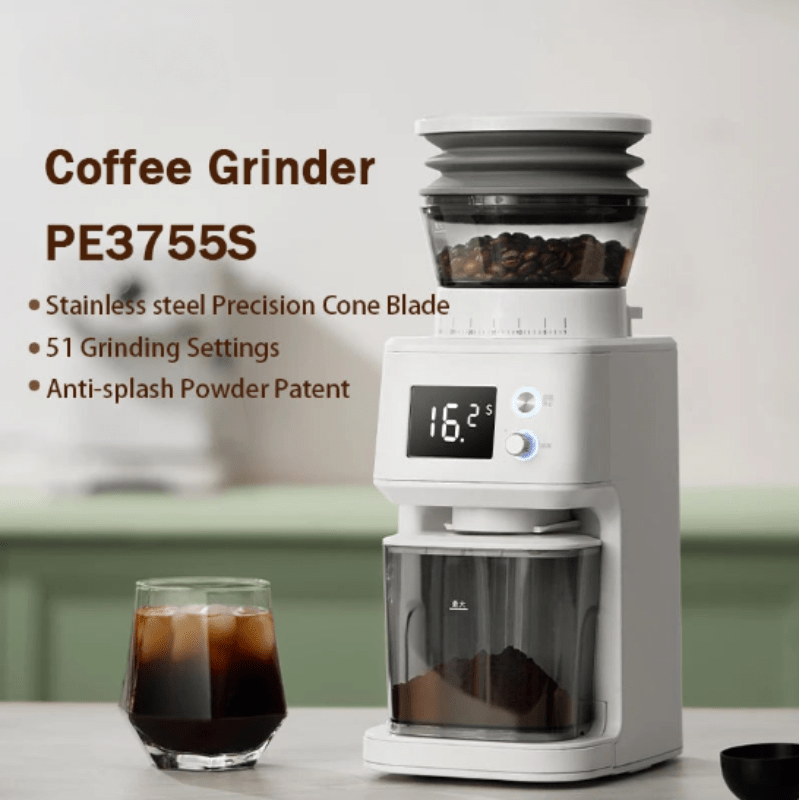 Danoz Appliances - Electric Coffee Bean Grinder with 51 Precise Settings - danozdirect